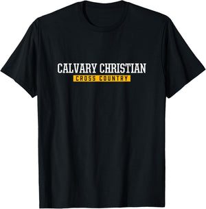 Calvary Christian High School Cross Country T-Shirt - T-Shirt | Black