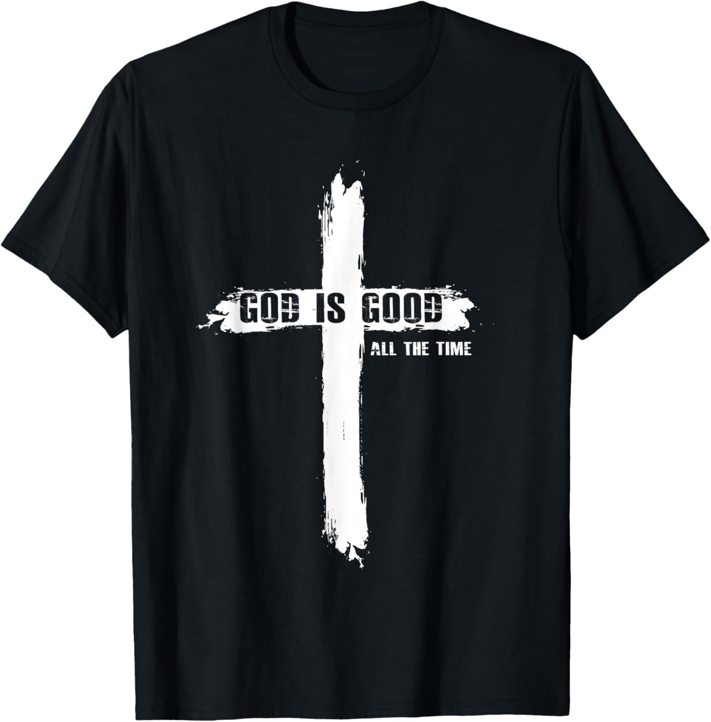 God Is Good Cross Funny Christian Shirt Women T-Shirt - T-Shirt | Black