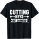 Cutting Keys not Corners Locksmith T-Shirt - T-Shirt | Black