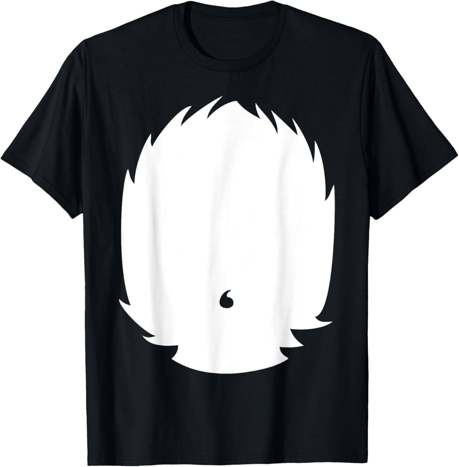 Animal Belly DIY Halloween Costume Badger Panda Raccoon Dog T-Shirt - T-Shirt | Black