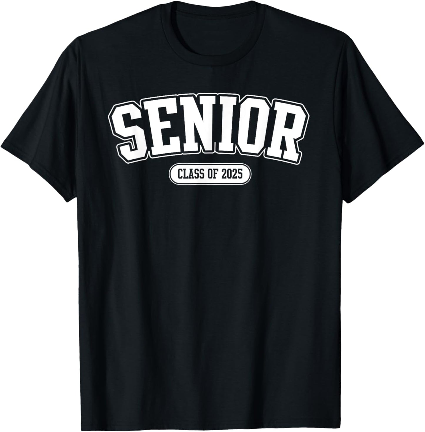Senior 2025 Class of 2025 Senior First Day Of School T-Shirt - T-Shirt | Black