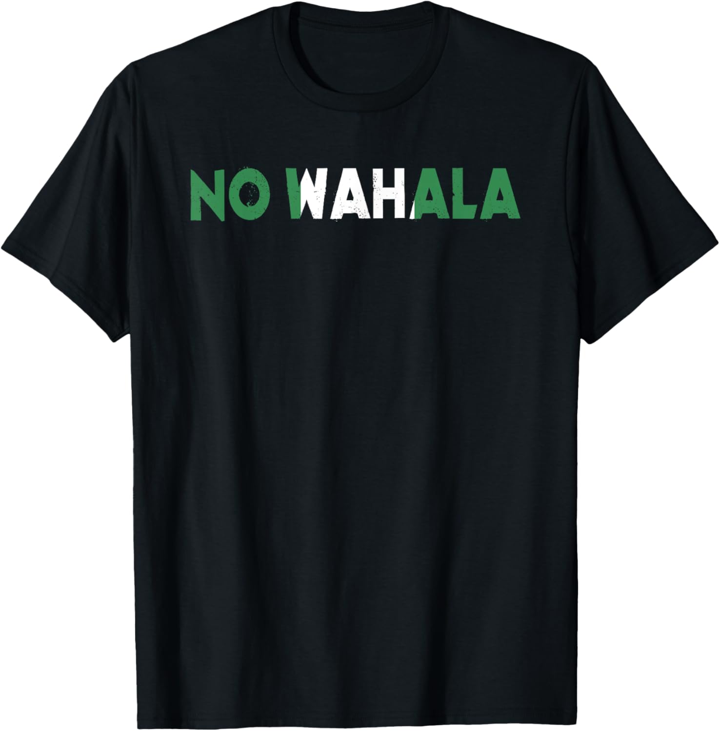 No Wahala Funny Nigeria Saying Nigerian Word For No Problem T-Shirt - T-Shirt | Black