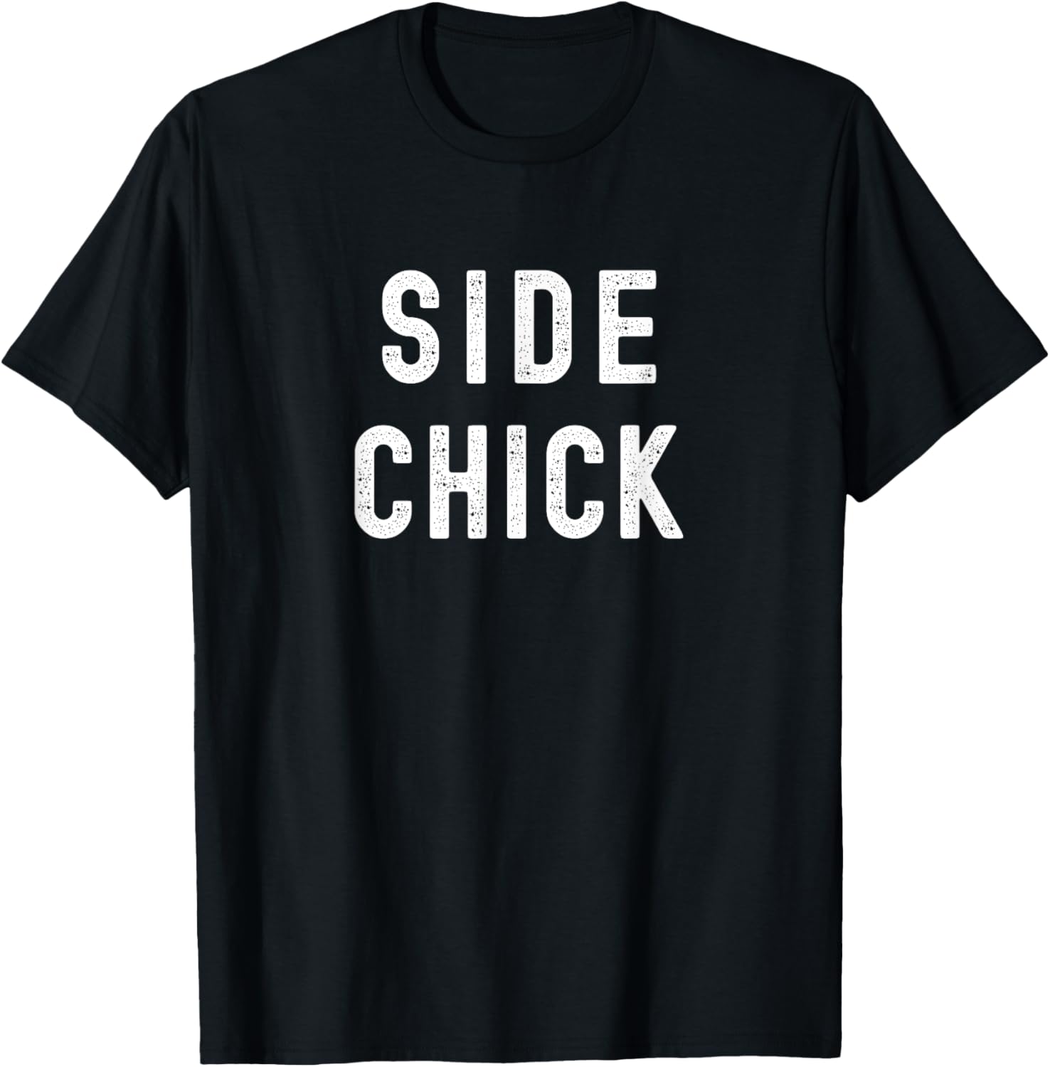 Main Man Side Chick Thanksgiving Meal Matching Couple Pajama T-Shirt - T-Shirt | Black