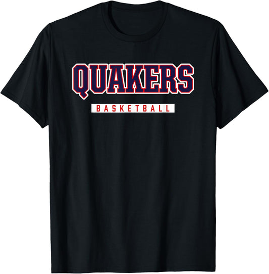 Quakers Basketball Plainfield High School T-Shirt - T-Shirt | Black