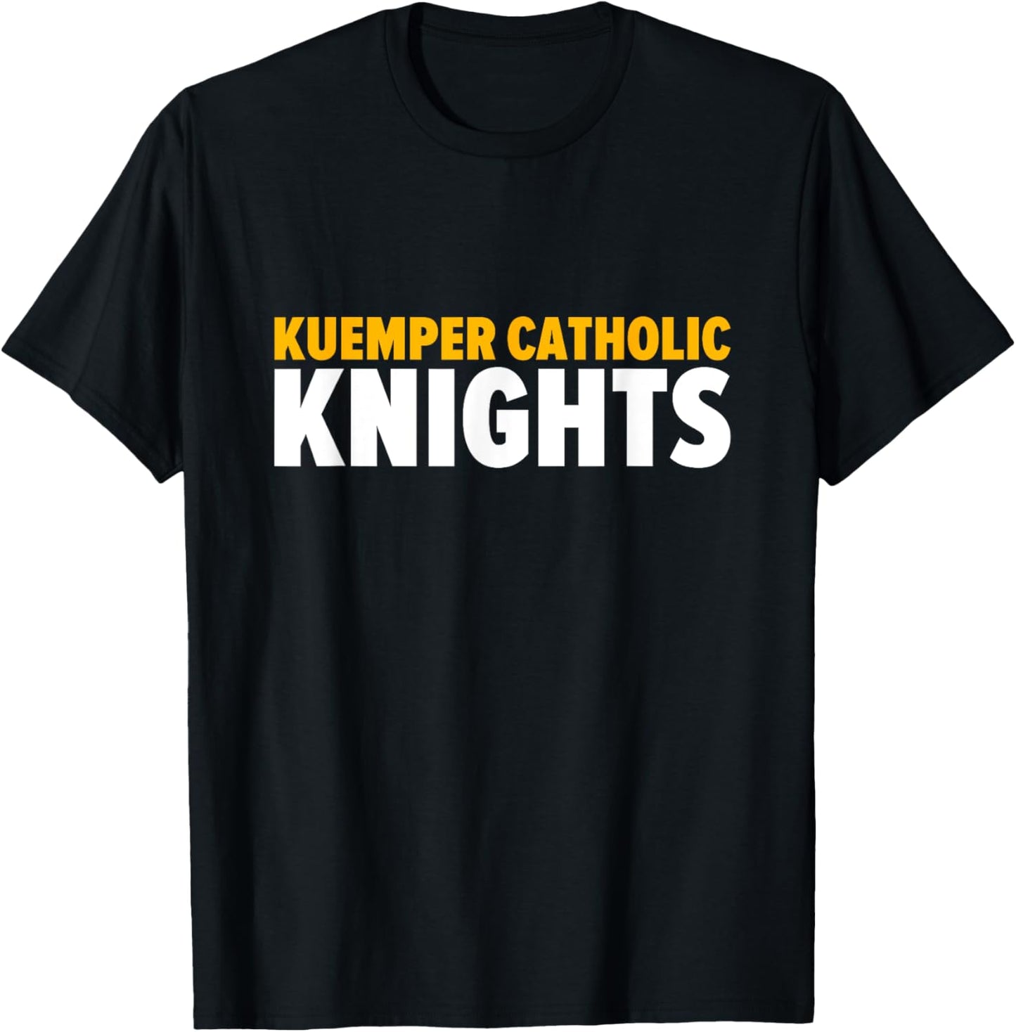 Kuemper Catholic Knights Bold T-Shirt - T-Shirt | Black