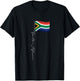 South Africa Signature Flag Pole - South African Flag T-Shirt - T-Shirt | Black