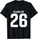 Senior 2026 Class of 2026 Seniors Graduation 2026 Senior 26 T-Shirt - T-Shirt | Black