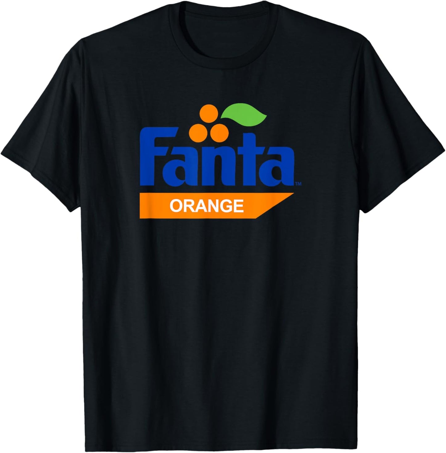Fanta Orange Retro 1980s Logo T-Shirt - T-Shirt | Black