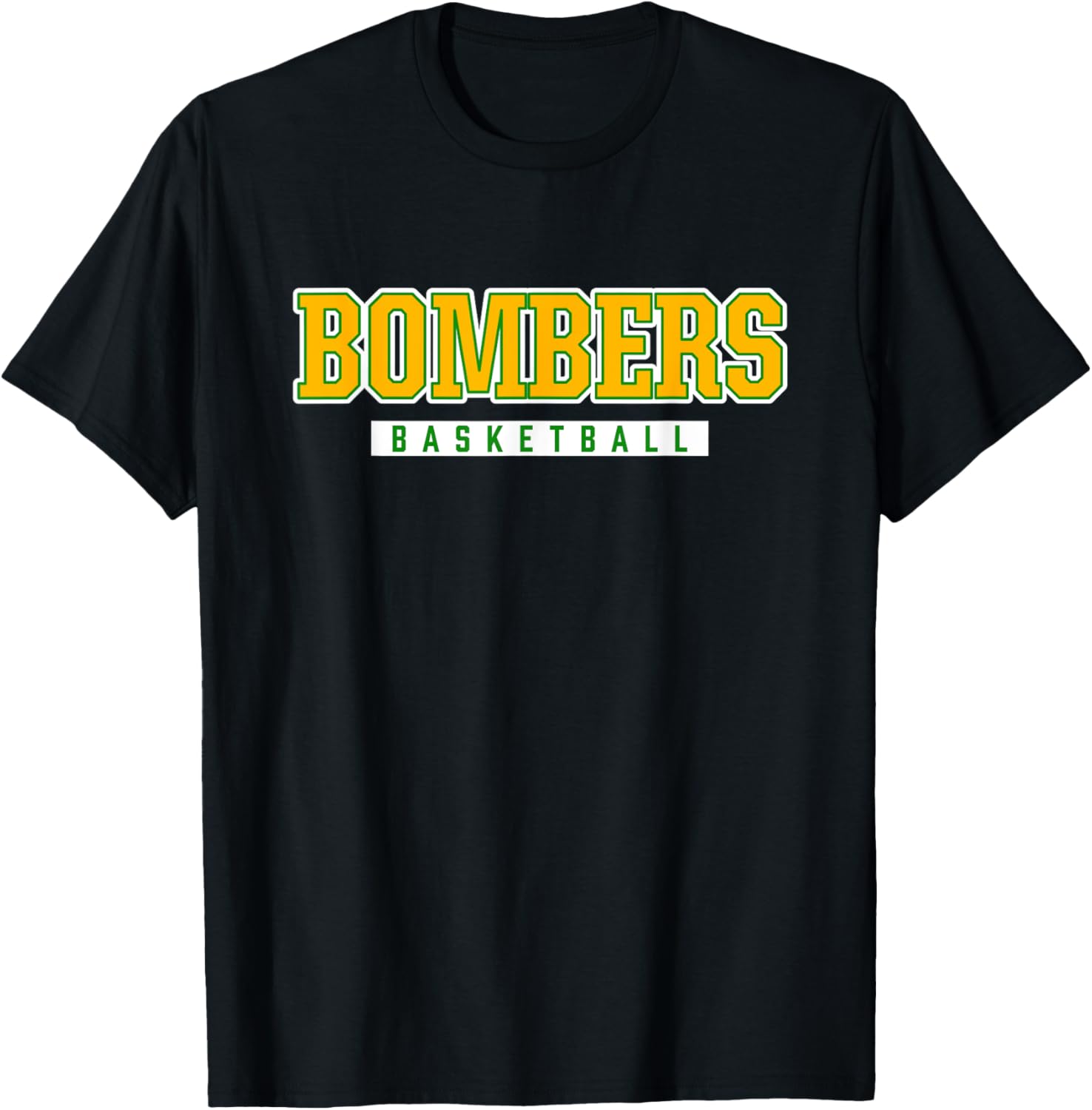 Bombers Basketball Richland High School T-Shirt - T-Shirt | Black