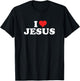 Bad Decisions Make Good Stories I Love Jesus (Heart) T-Shirt - T-Shirt | Black
