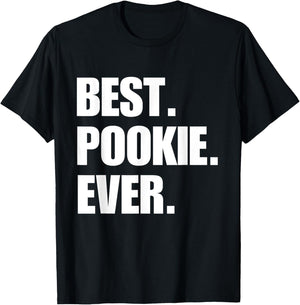 Best Pookie Ever Aesthetic Slang Viral Gen Z Quote Meme T-Shirt - T-Shirt | Black