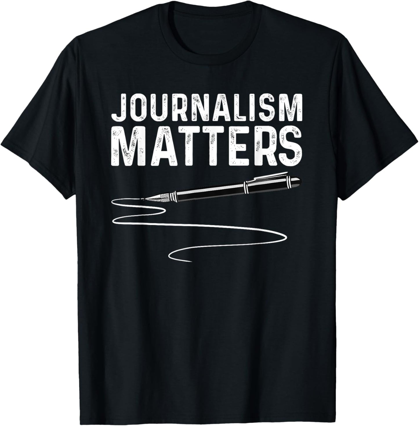 Journalist Design Women Journalism Lover Journalist T-Shirt - T-Shirt | Black