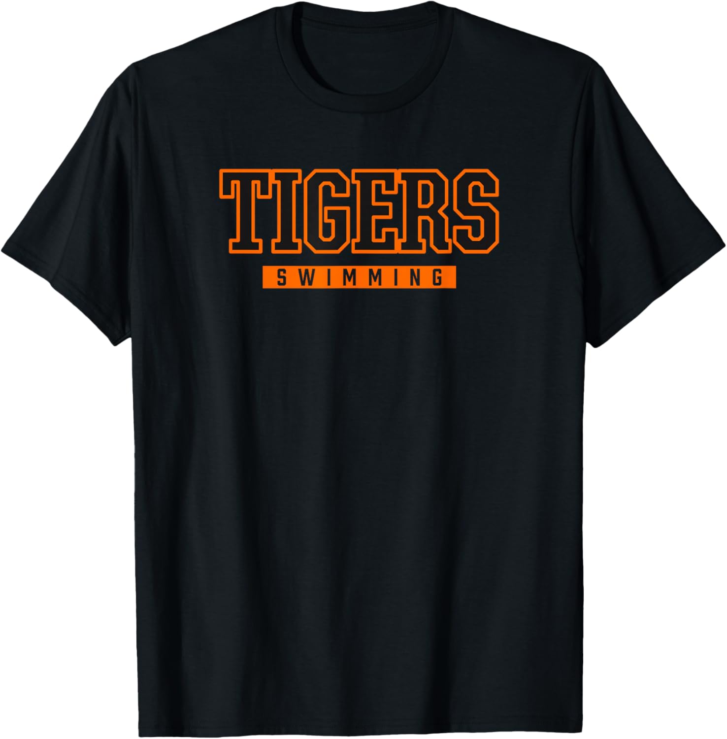 Howard Tigers Swimming T-Shirt - T-Shirt | Black