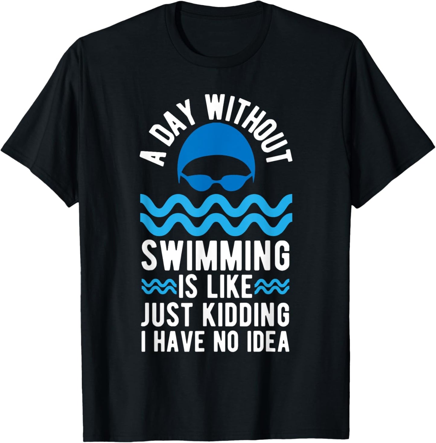 Funny Swimming Art Women Swim Team Coach Swimmer T-Shirt - T-Shirt | Black