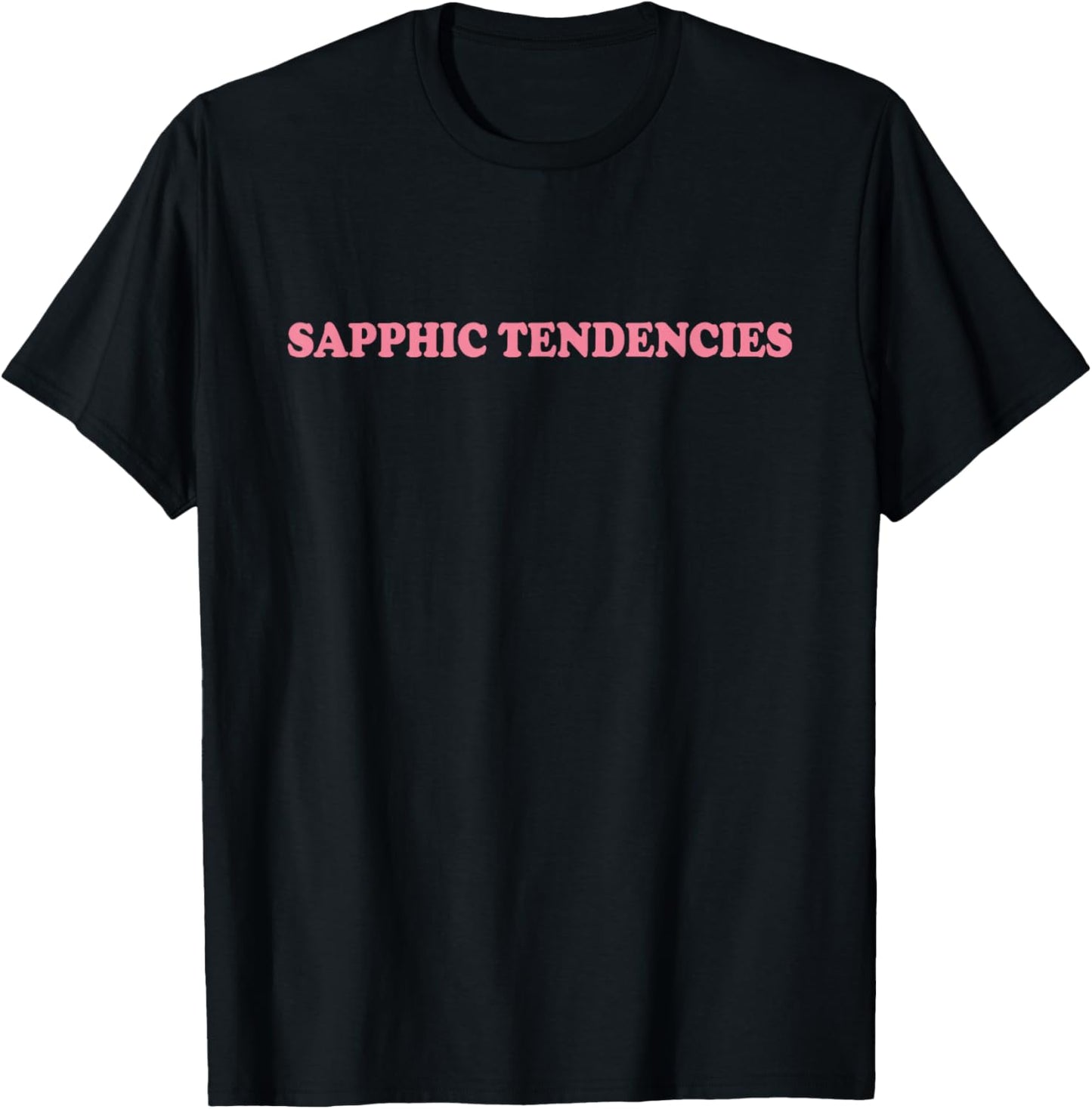 Sapphic Tendencies Gay Bi Transgender LGBT Pride T-Shirt - T-Shirt | Black