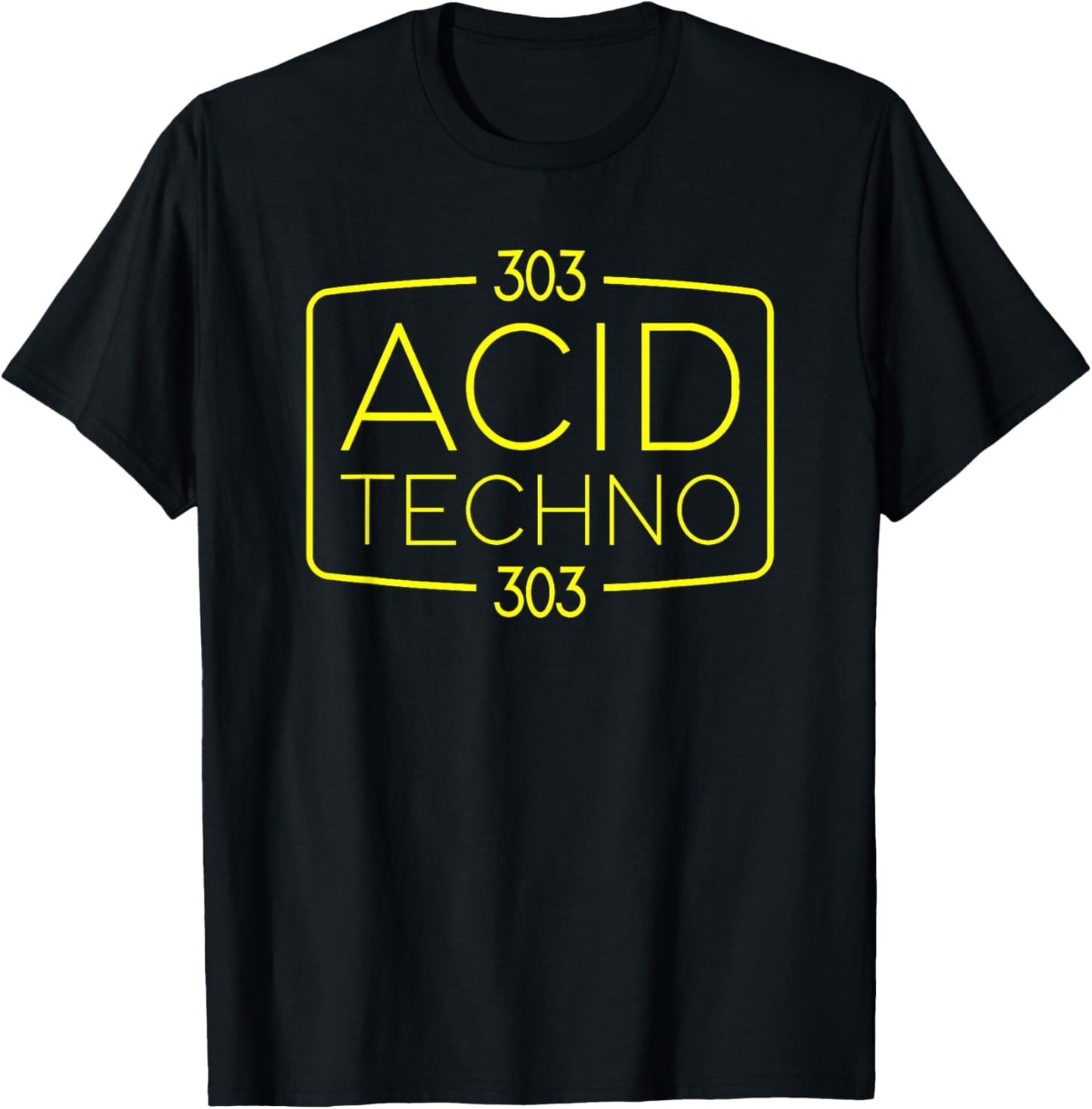 Acid Techno Shirt 303 Acid Rave Hard Dark Techno T-Shirt - T-Shirt | Black
