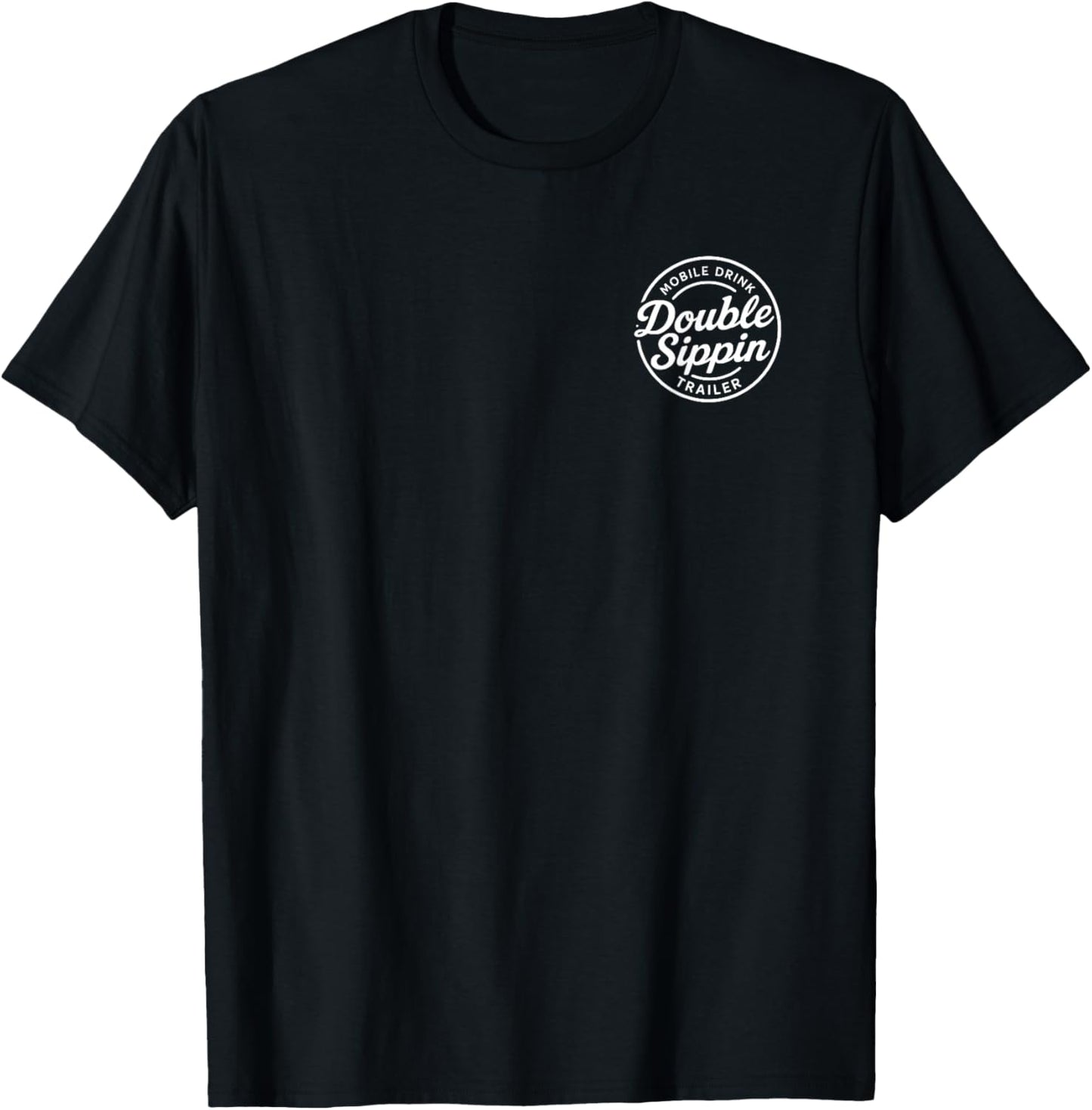 Double Sippin T-Shirt - T-Shirt | Black