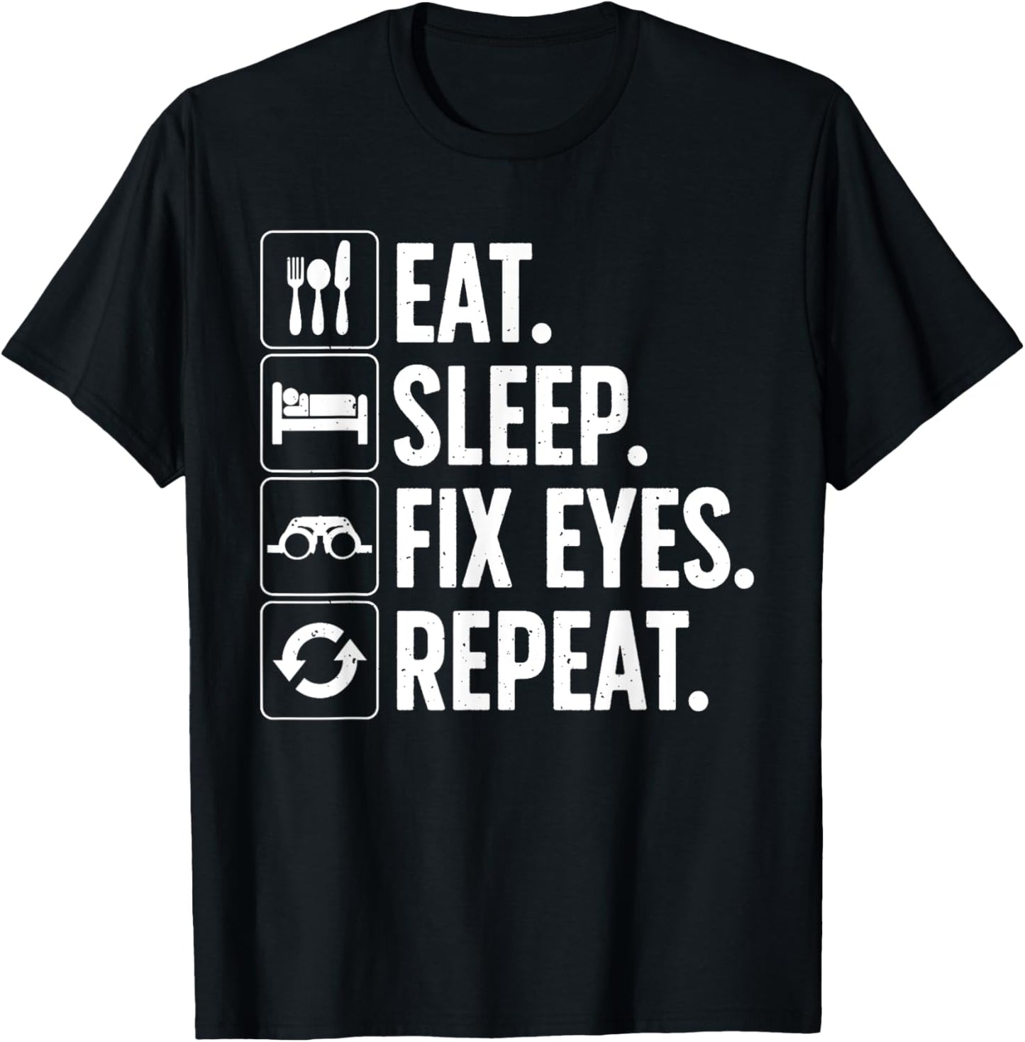 Eye Surgeon Art Women Eye Doctor Ophthalmologist T-Shirt - T-Shirt | Black