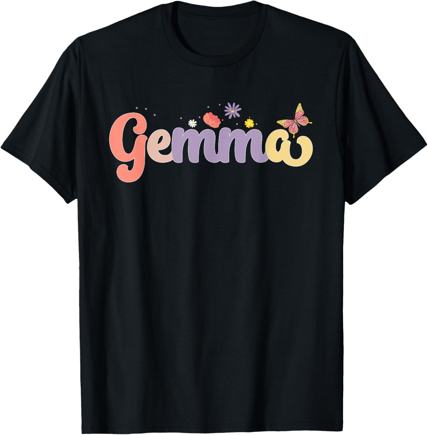 Gemma Proud Gemma Grandma Gemma Grandmother T-Shirt - T-Shirt | Black
