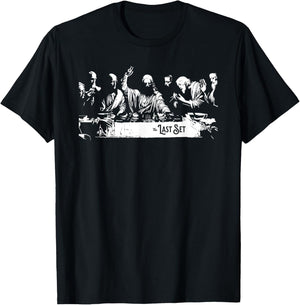 The Last Set Jesus DJ Festival Music Rave Season T-Shirt - T-Shirt | Black