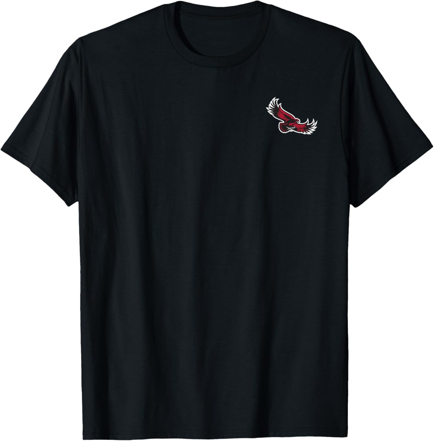 St. Joseph's Hawks Left Chest Logo Officially Licensed T-Shirt - T-Shirt | Black