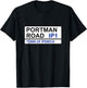 Ipswich Town Portman Road Iconic Street Sign T-Shirt - T-Shirt | Black