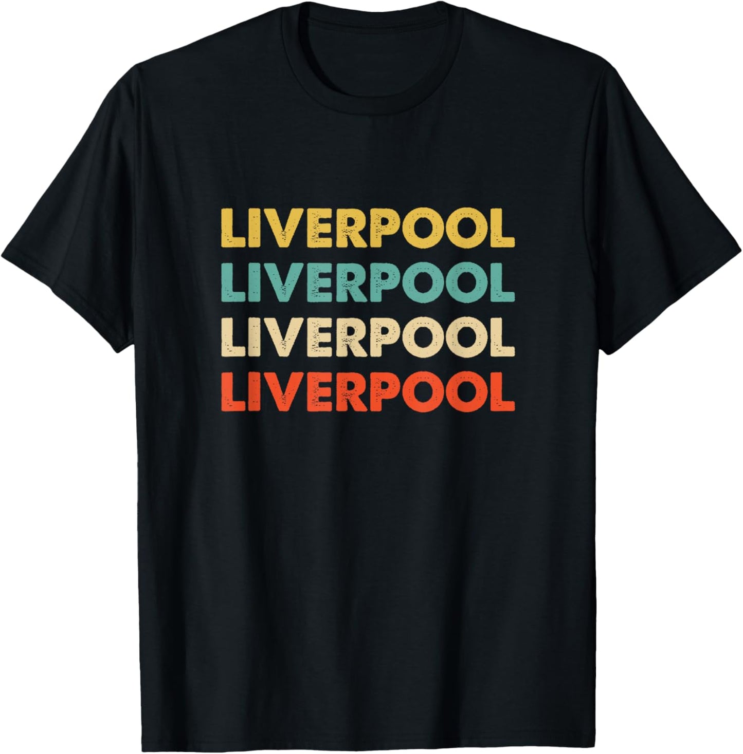 Liverpool England , Small, Black T-Shirt - T-Shirt | Black