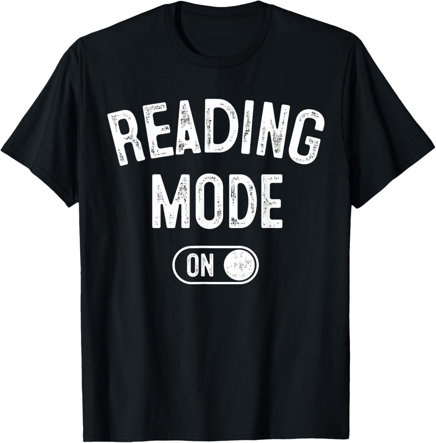 Reading Mode On Funny Book Lover Gift librarian teacher T-Shirt - T-Shirt | Black