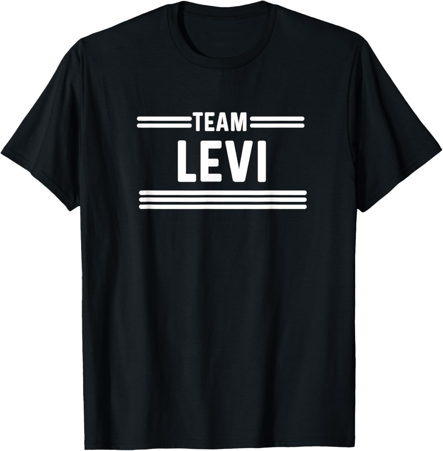 Team Levi - Family Name T-Shirt - T-Shirt | Black