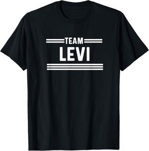 Team Levi - Family Name T-Shirt - T-Shirt | Black