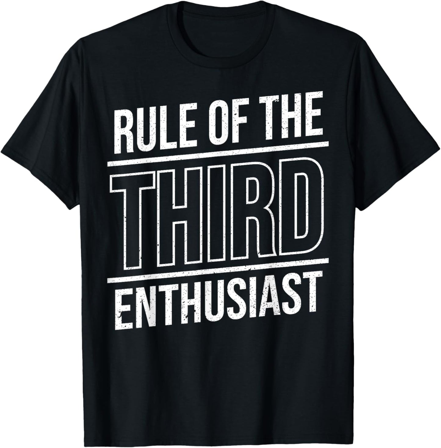 Rule Thirds Enthusiast - Photographer Funny Photography T-Shirt - T-Shirt | Black