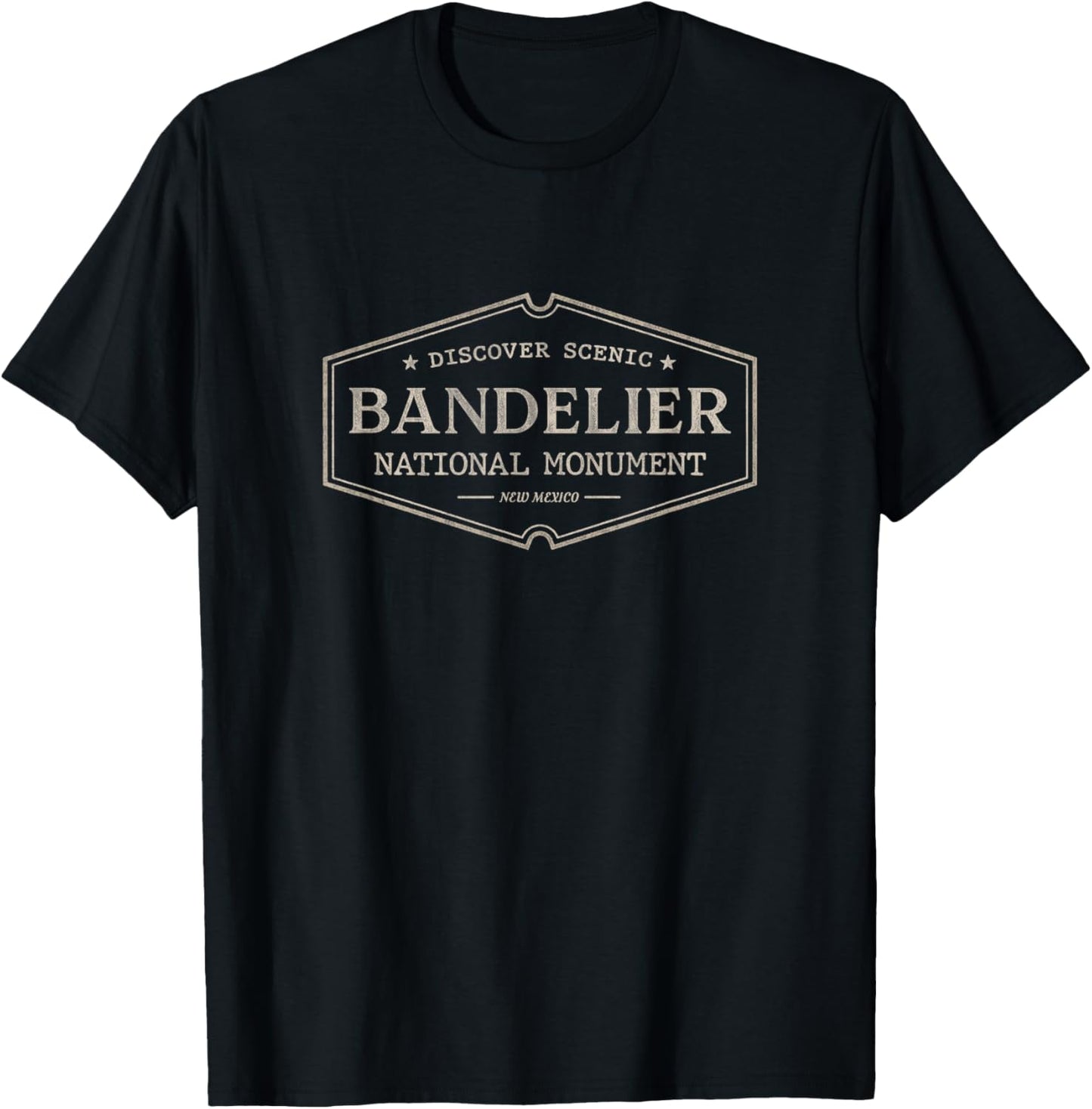 Bandelier National Monument New Mexico | Scenic Bandelier NM T-Shirt - T-Shirt | Black
