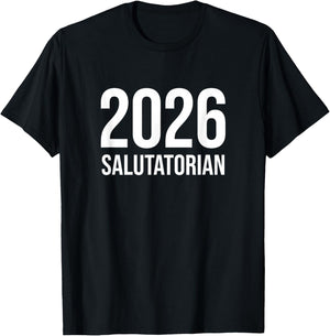 Class of 2026 Salutatorian T-Shirt - T-Shirt | Black