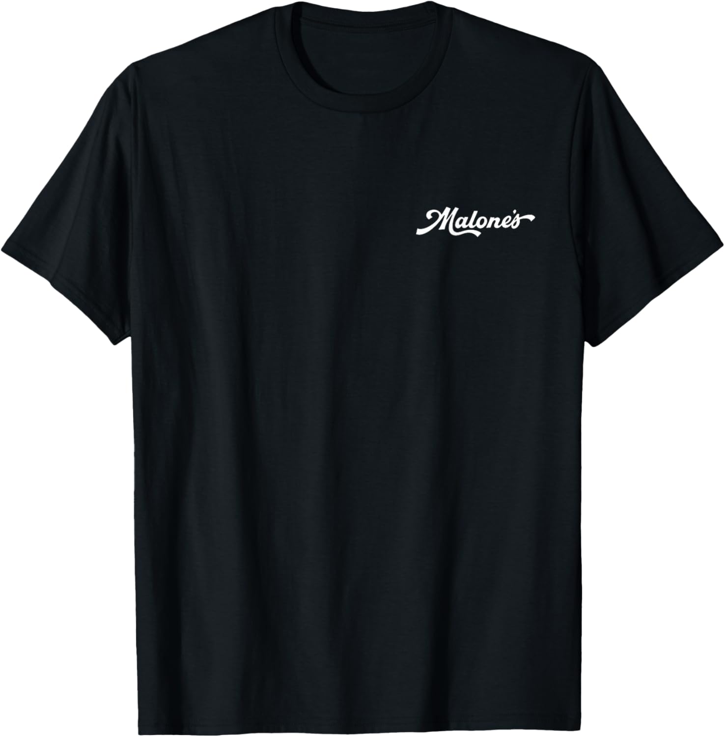Malone's Bar Best Burgers Hastings MA Two-Sided T-Shirt - T-Shirt | Black