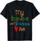 My Grandma and Grandpa Love Me, Family Lover T-Shirt - T-Shirt | Black