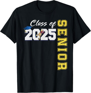 Senior 2025 Class of 2025 Senior 2025 Graduation T-Shirt - T-Shirt | Black