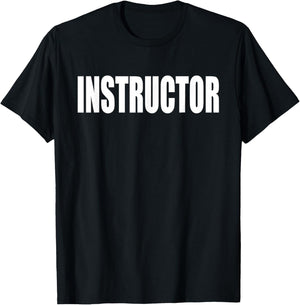 Enseignant INSTRUCTEUR Enseignant Formateur T-Shirt - T-Shirt | Black