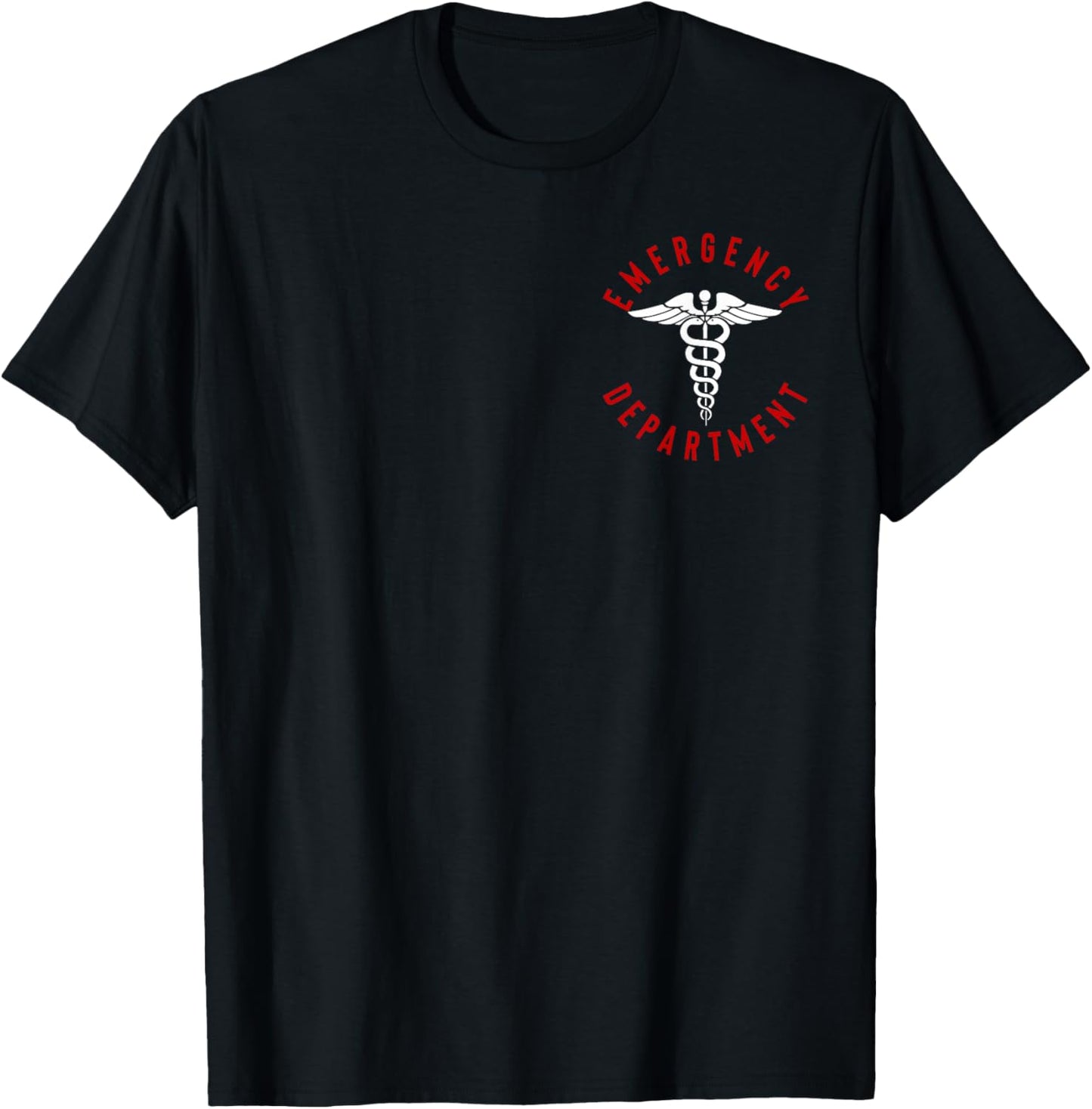 Women Emergency Department 2 Sided Retro Er Nurse T-Shirt - T-Shirt | Black