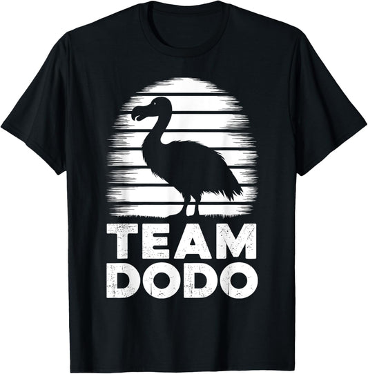 Team Dodo Funny Dodo Bird T-Shirt - T-Shirt | Black