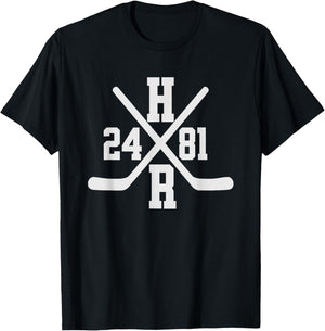 HR 24 81 Hockey T-Shirt - T-Shirt | Black