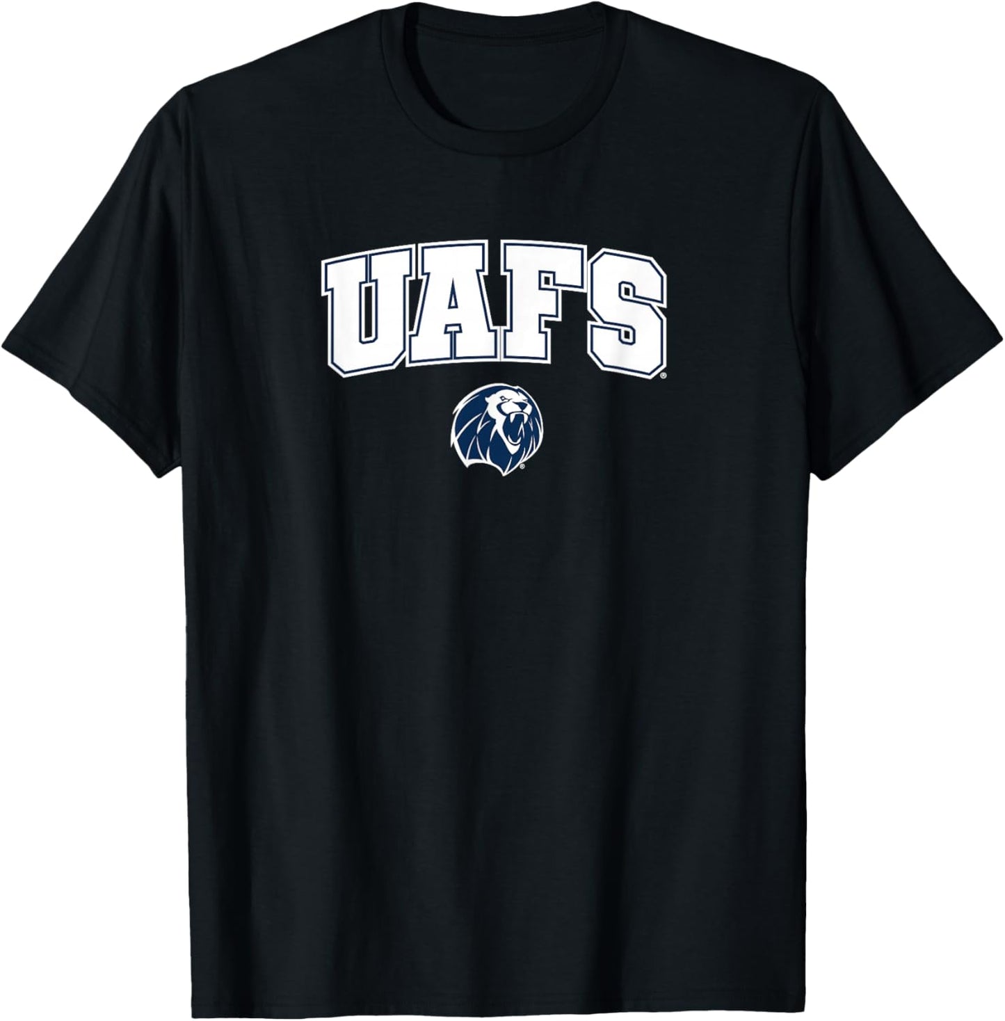 University of Arkansas Fort Smith Lions Arch Logo T-Shirt - T-Shirt | Black