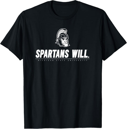 Michigan State MSU Spartans School Spirit T-Shirt - T-Shirt | Black