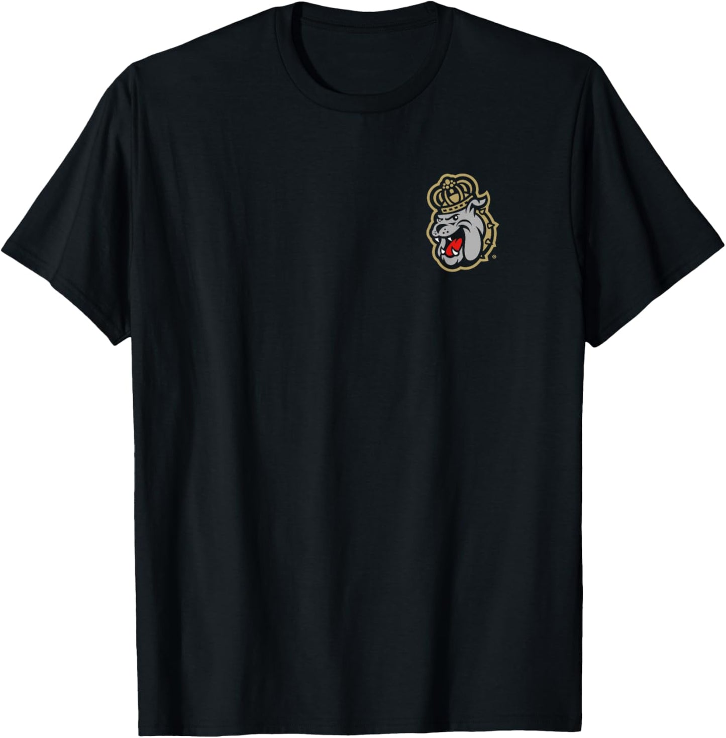 James Madison Dukes Front/Back Icon Purple T-Shirt - T-Shirt | Black