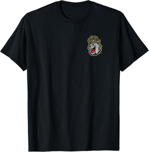 James Madison Dukes Front/Back Icon Purple T-Shirt - T-Shirt | Black