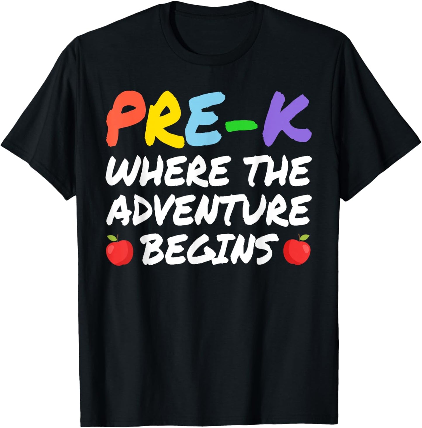 Funny Pre-K Teacher Art Women Kindergarten Preschool T-Shirt - T-Shirt | Black