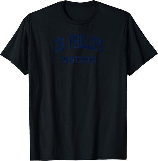 Dr. Phillips High School HS Orlando FL Retro Raglan Baseball T-Shirt - T-Shirt | Black