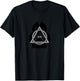 Theta Delta Symbol with Paw of a Fox Therian T-Shirt - T-Shirt | Black