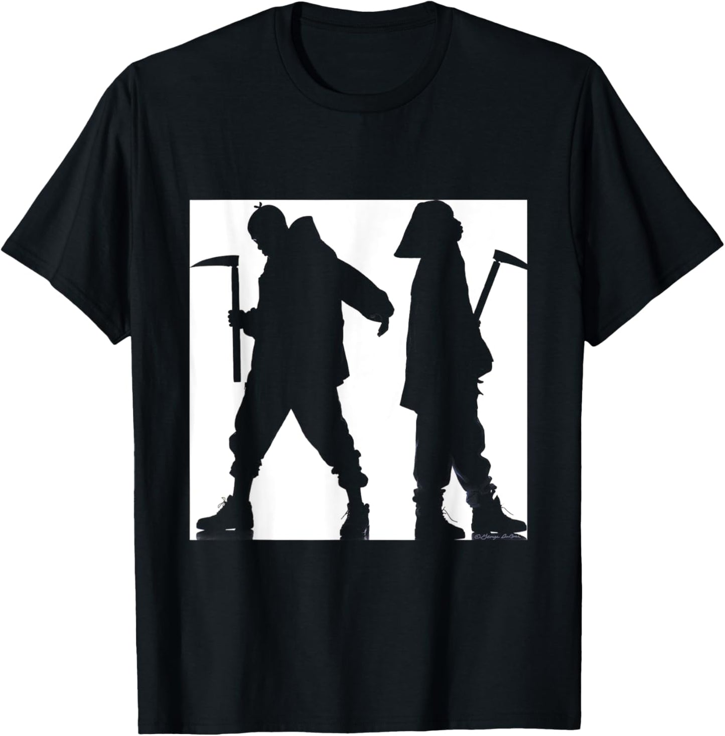 Mobb Deep Juvenile Hell B&W By George DuBose T-Shirt - T-Shirt | Black