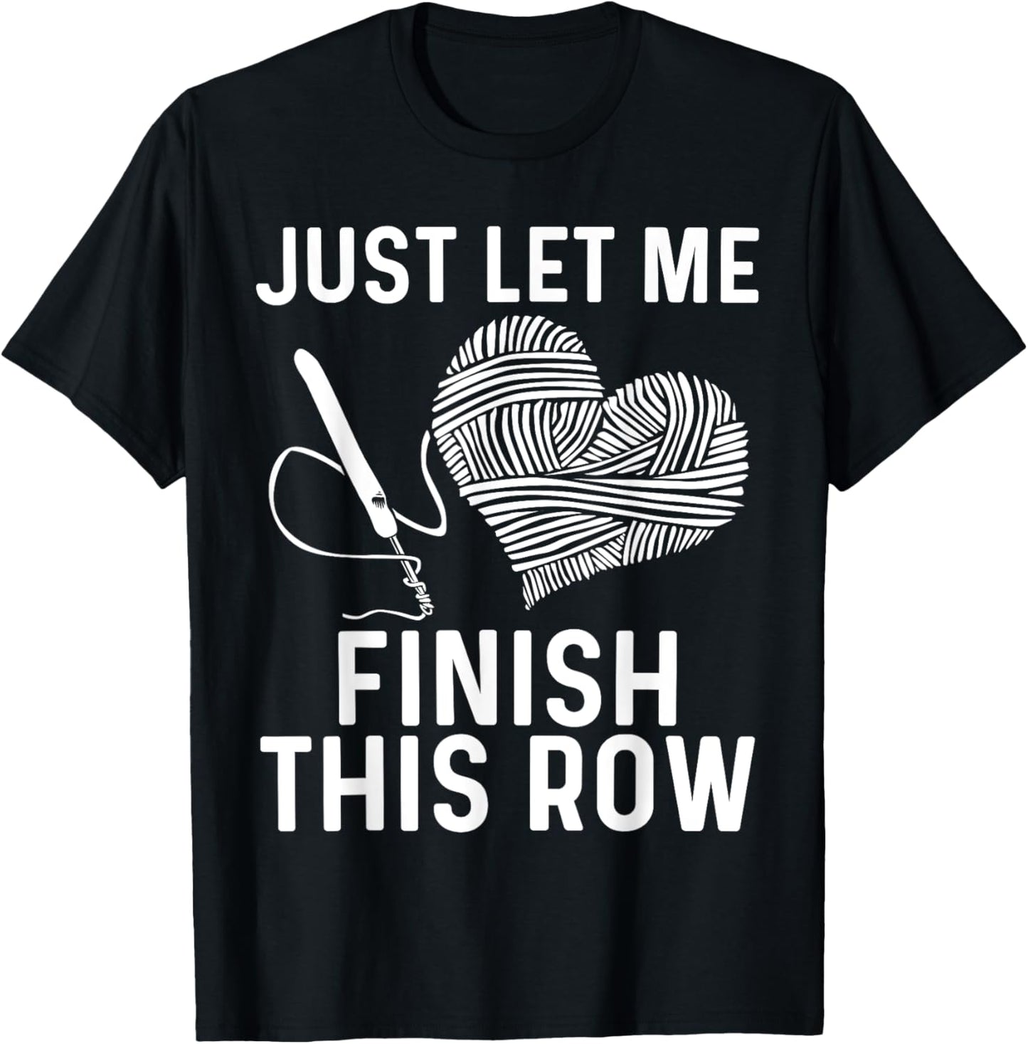 Best Crocheting Art Women Crocheter Crochet Lover T-Shirt - T-Shirt | Black