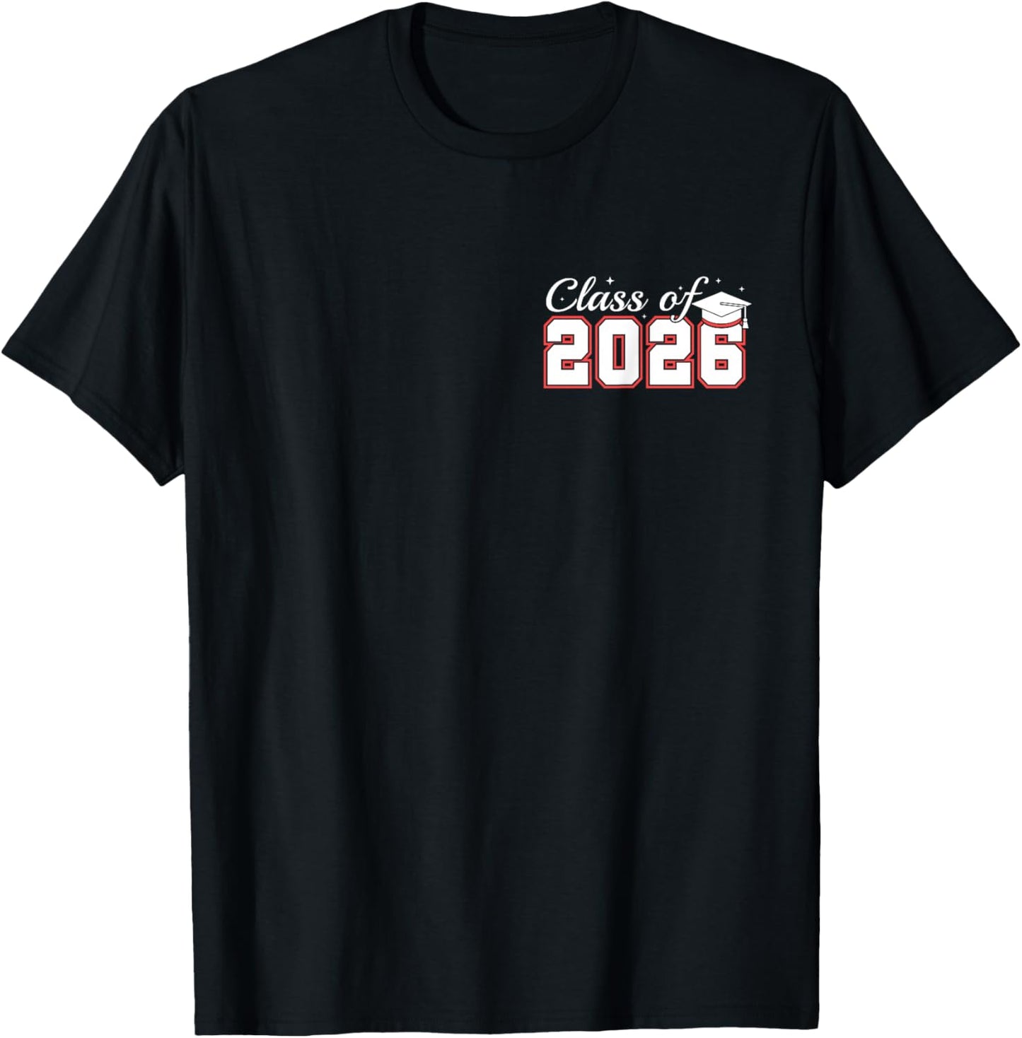 Senior 2026 Class of 2026 Graduation 2026 High School T-Shirt - T-Shirt | Black